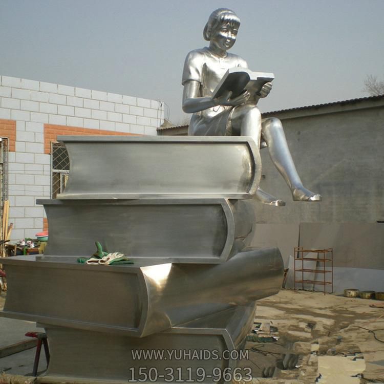 酒店会所镜面设计 景观摆件大型不锈钢镂空抽象博鱼网页版  