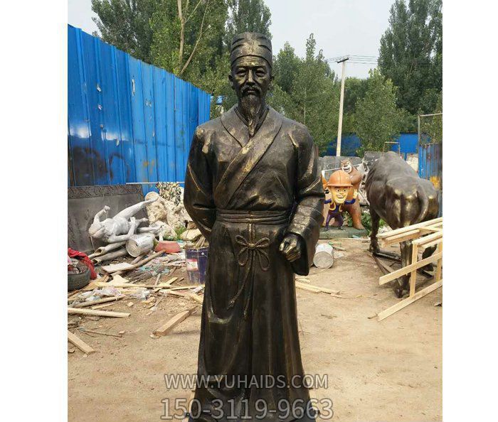 广场玻璃钢仿铜彩绘蜀汉开国皇帝刘备人物博鱼网页版