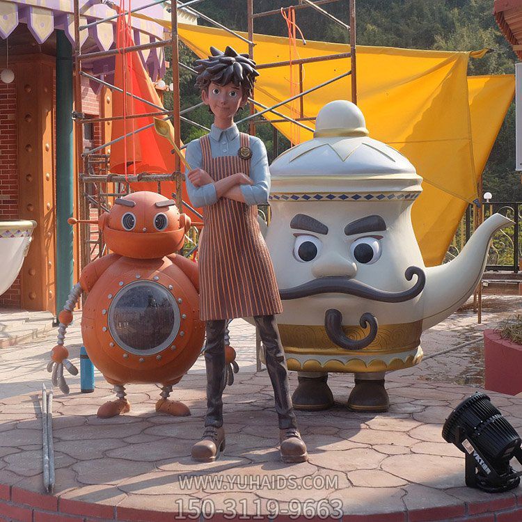 商场户外园林玻璃钢卡通电影人物博鱼网页版