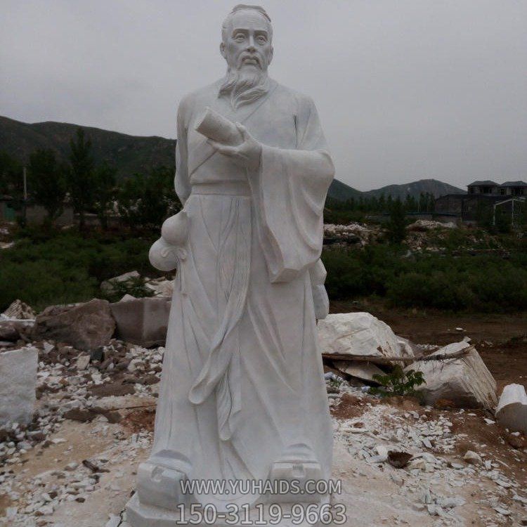 大理石石雕校园古代名人景观博鱼网页版