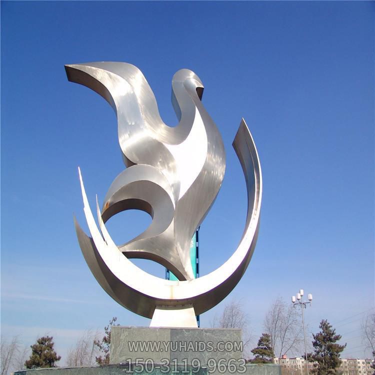 户外抽象不锈钢镜面景观博鱼网页版摆件