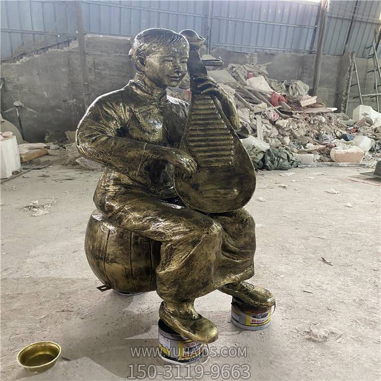弹琵琶的人物景观户外摆件博鱼网页版