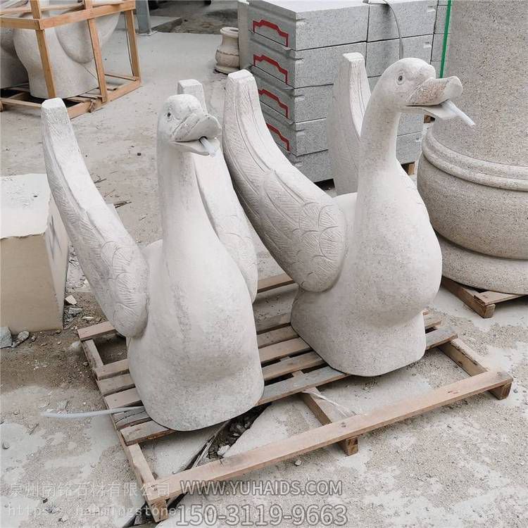 天鹅摆件 大理石石雕喷泉流水摆件博鱼网页版