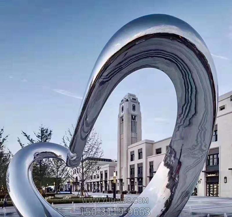 抽象不锈钢镜面个性爱心博鱼网页版