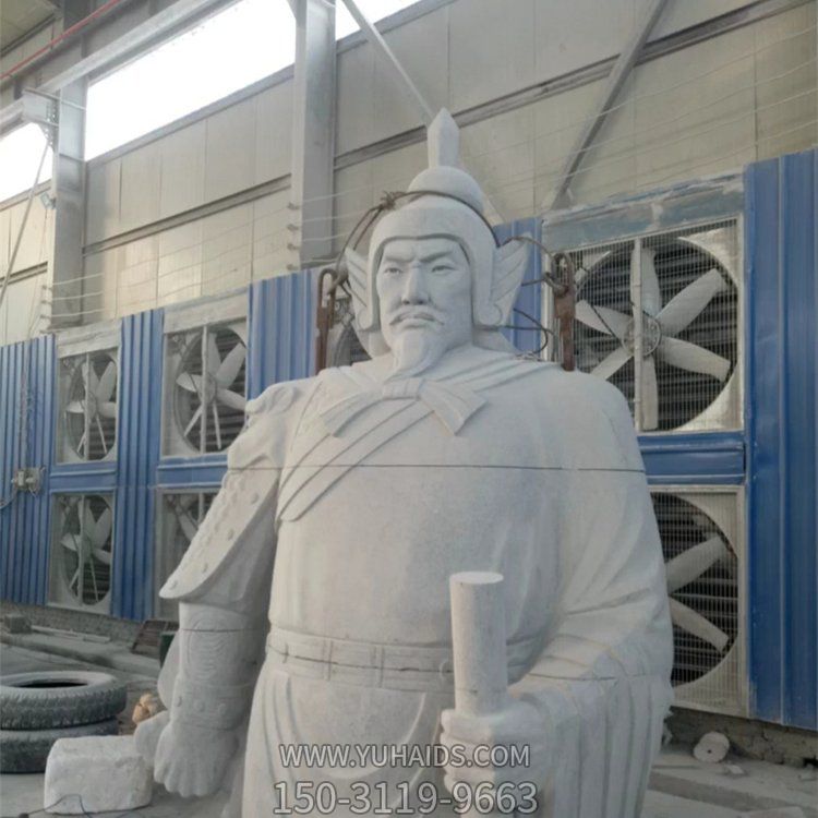 大理石石雕户外将军战士古代人物景观博鱼网页版