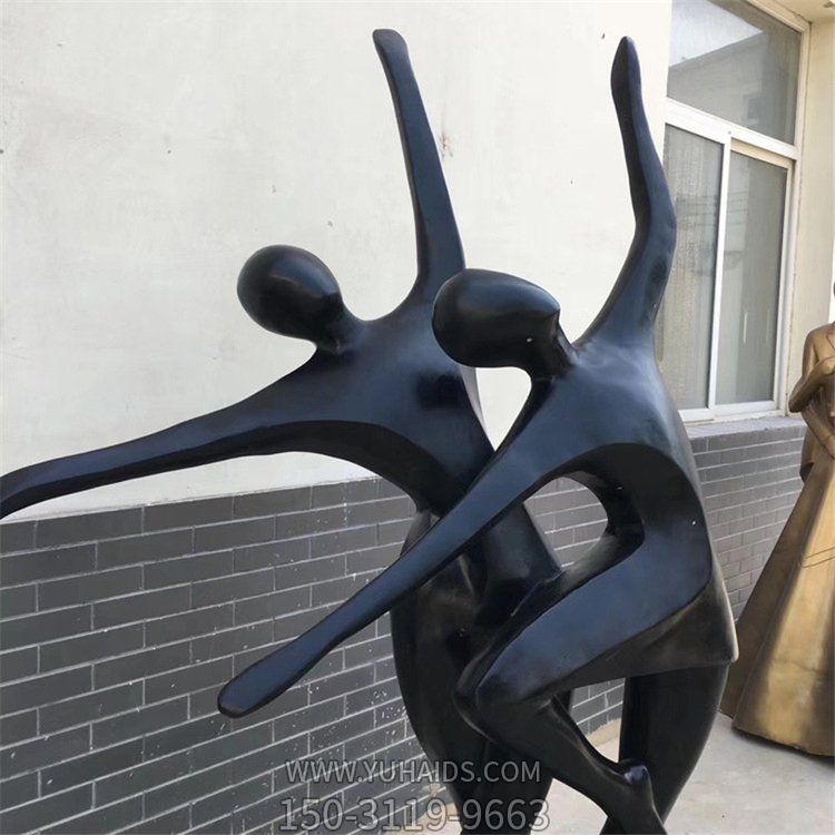 户外公园跳舞的抽象人物景观玻璃钢摆件博鱼网页版