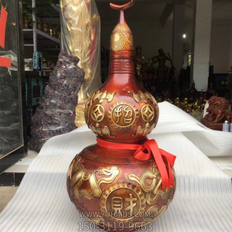 铜雕大型家用招财葫芦景观博鱼网页版