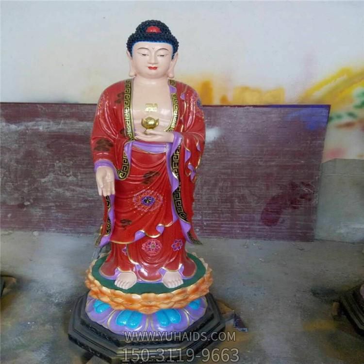 玻璃钢彩绘立式寺庙如来佛祖博鱼网页版