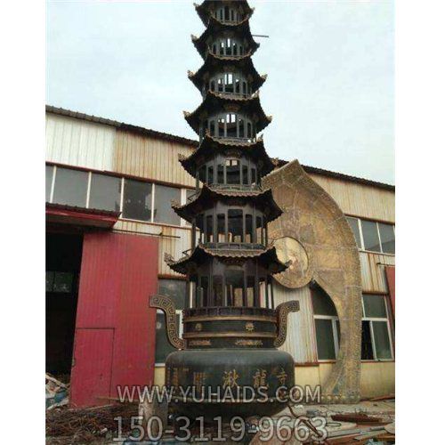 寺庙大型铸铜上香佛塔博鱼网页版