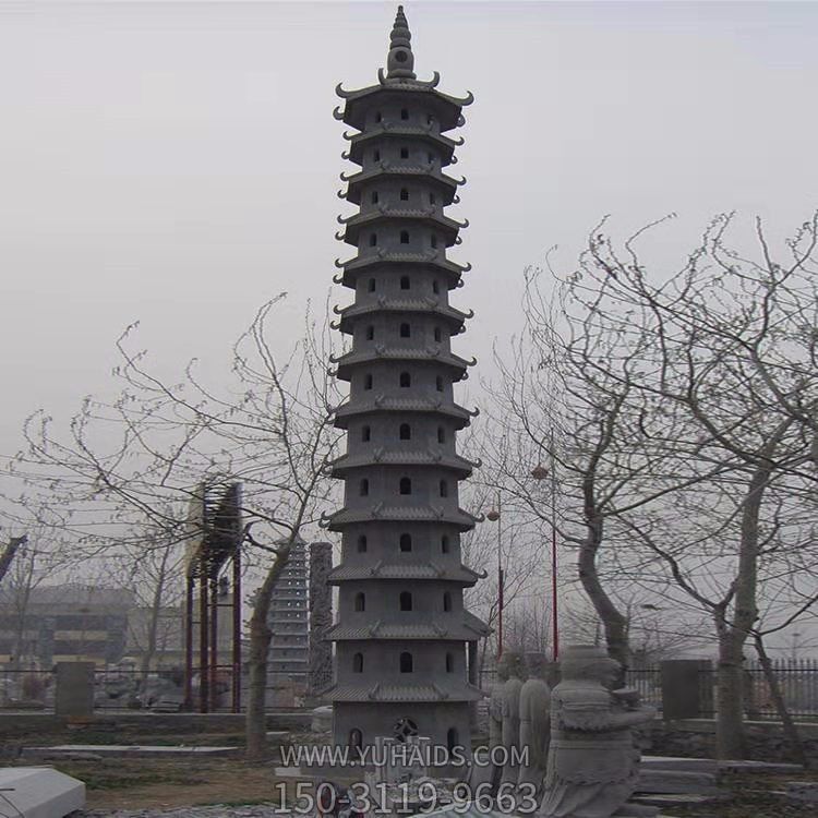 户外园林大型石雕佛塔博鱼网页版