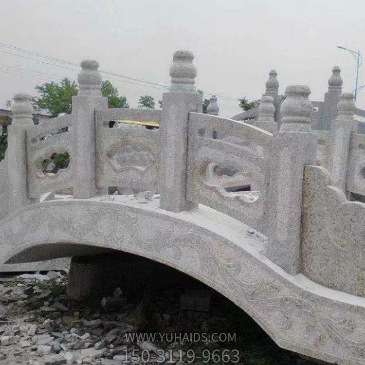 花岗岩石雕小桥庭院花园景观摆件博鱼网页版