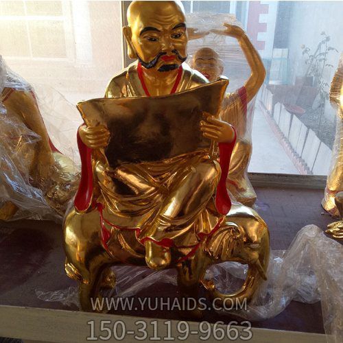 寺庙玻璃钢喷金烤漆十八罗汉博鱼网页版