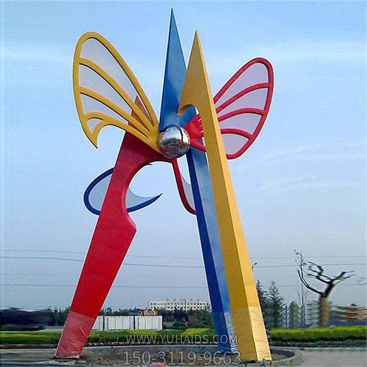 户外广场大型不锈钢景观博鱼网页版