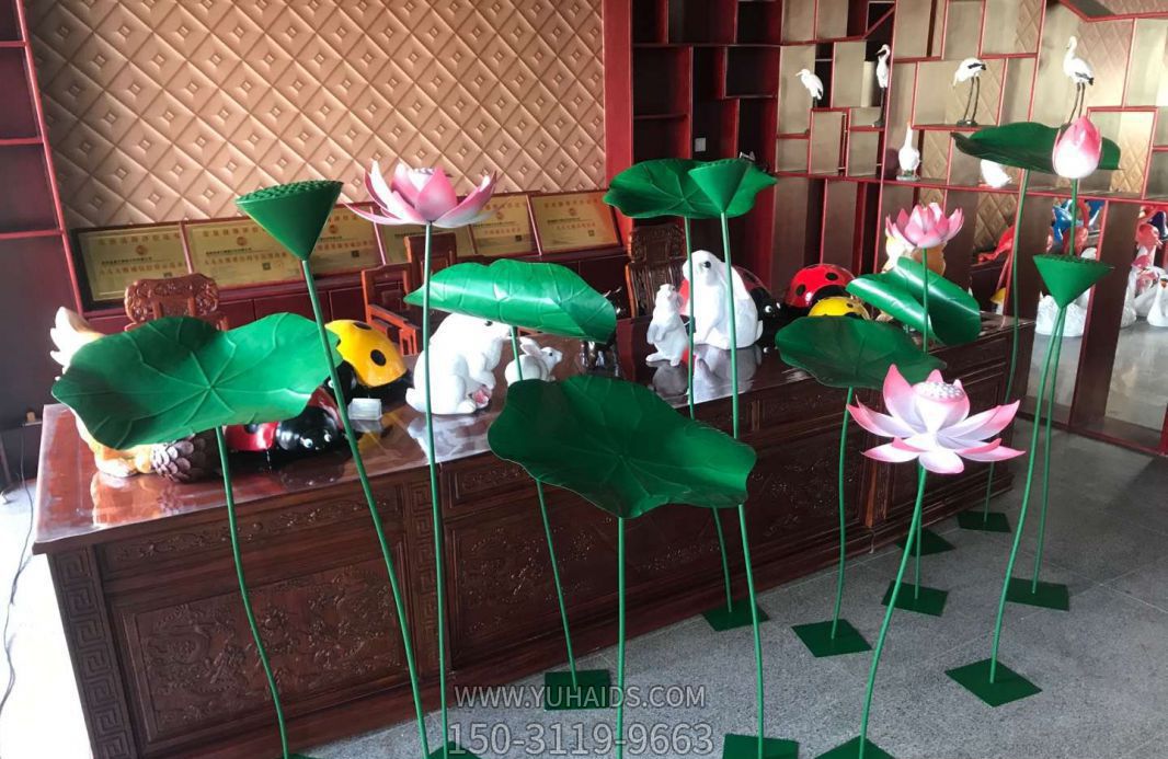 动物园树脂园林荷花荷叶景观博鱼网页版