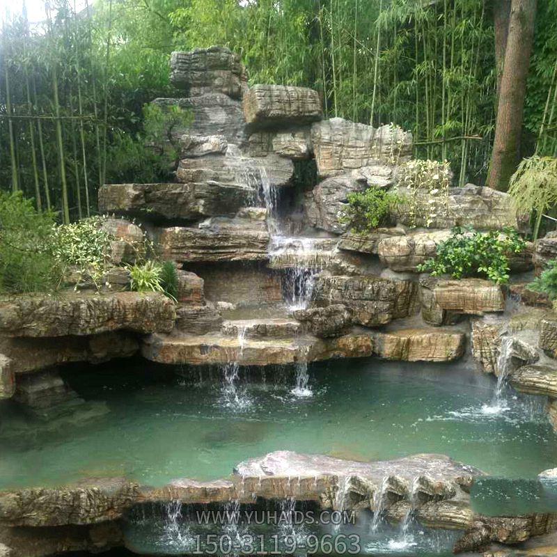 中式庭院假山流水景观博鱼网页版