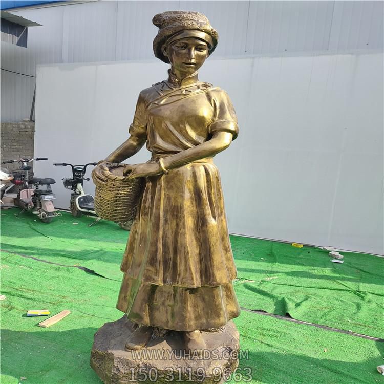 铜雕玻璃钢仿铜少数民俗人物博鱼网页版