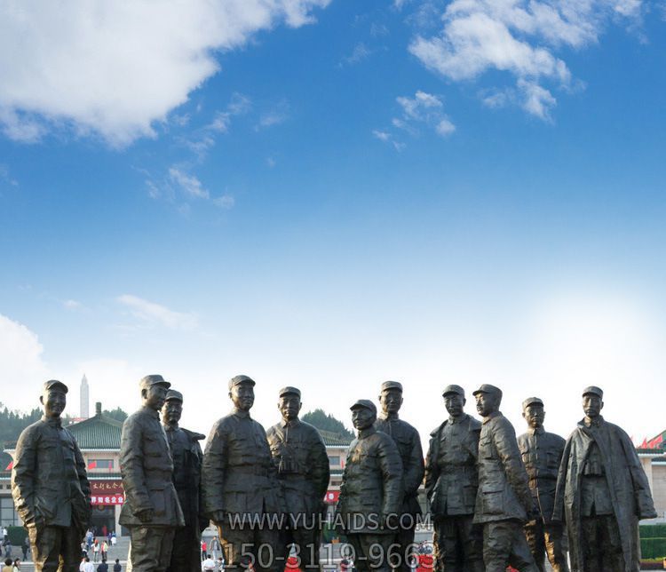 广场户外石雕红军博鱼网页版