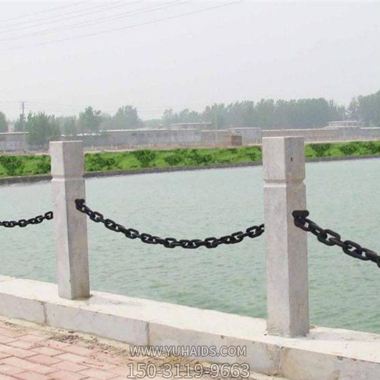 大理石石雕户外园林河道石柱博鱼网页版