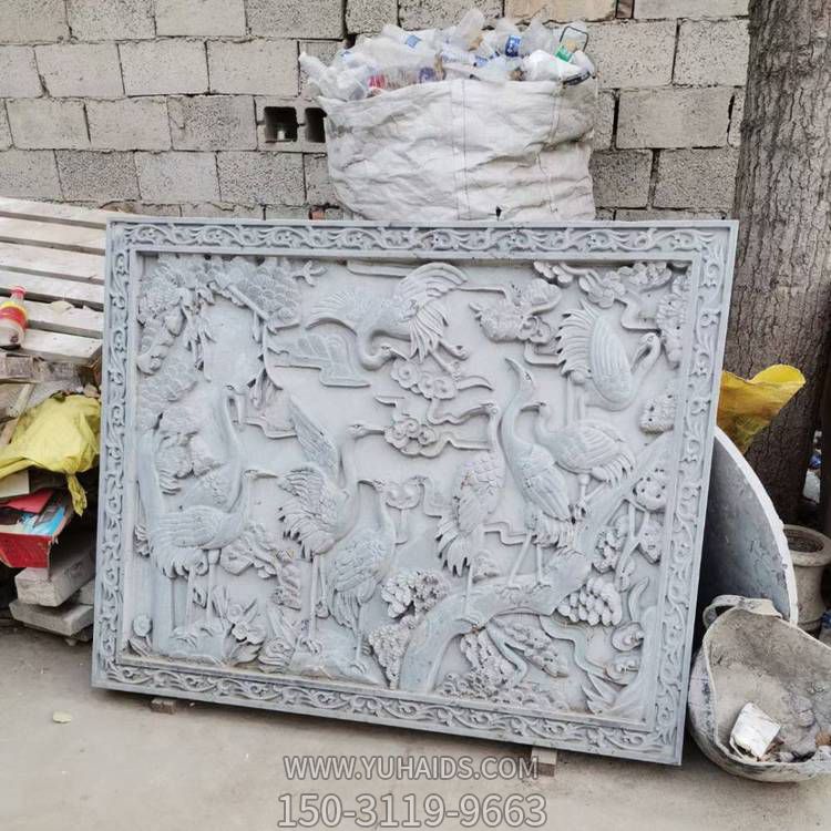 青石浮雕影壁别墅中式园林壁画挂件博鱼网页版