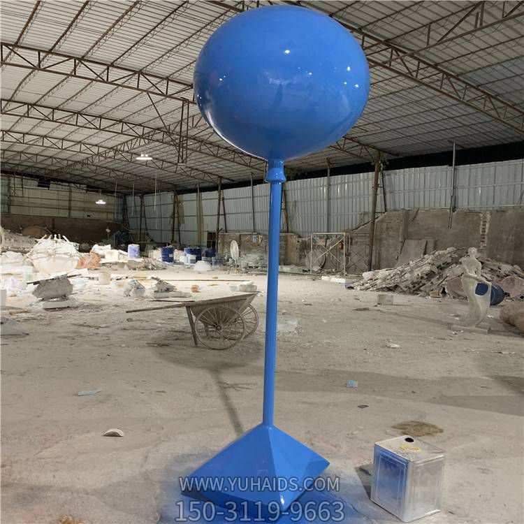 商场户外玻璃钢彩绘气球装饰宣传摆件博鱼网页版