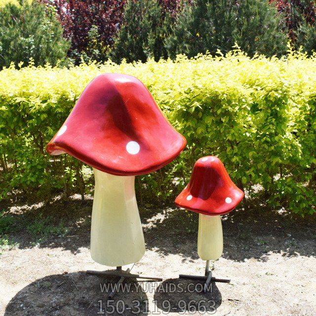 户外公园玻璃钢卡通蘑菇博鱼网页版