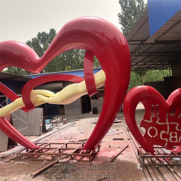 玻璃钢户外园林景观爱心博鱼网页版