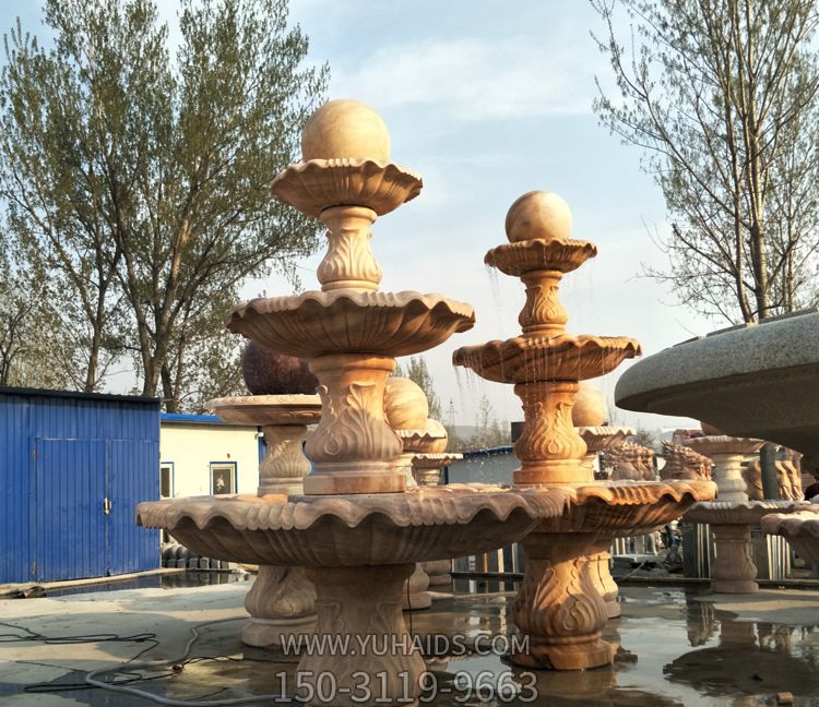 九龙戏珠石雕喷泉博鱼网页版