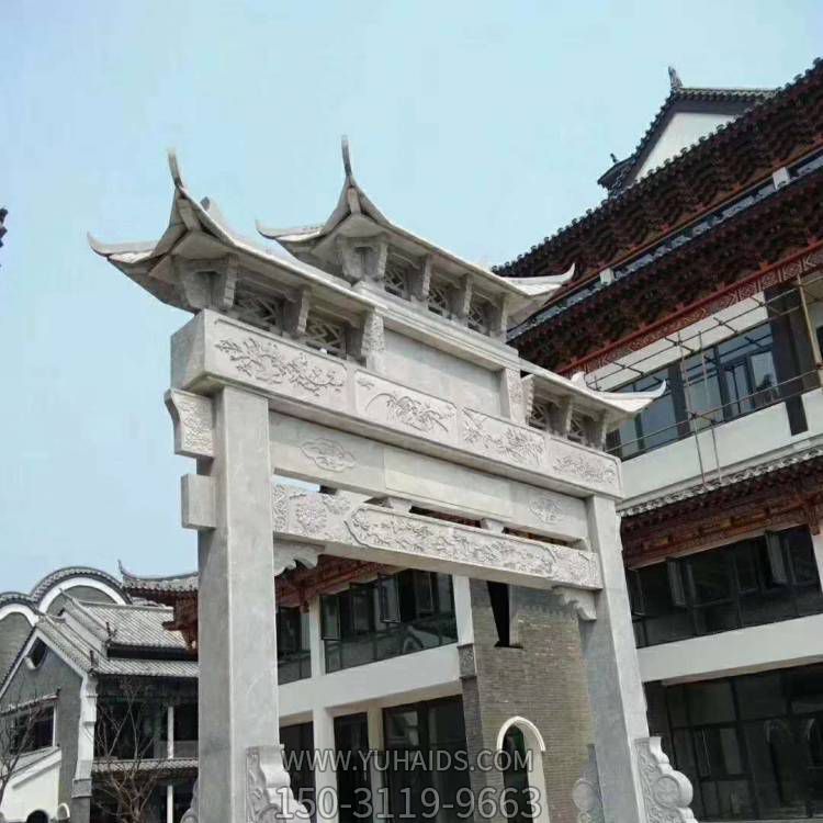 大理石石雕乡镇农村牌坊博鱼网页版