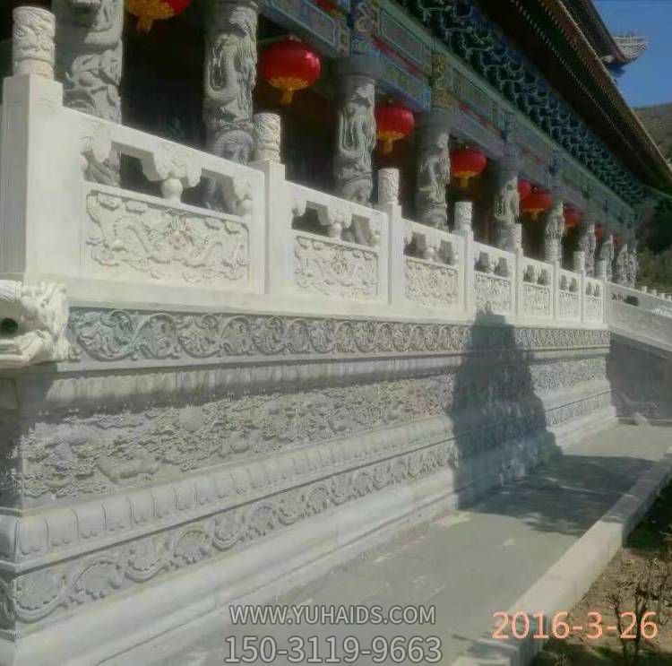 景点寺庙台阶装饰扶手汉白玉栏杆博鱼网页版