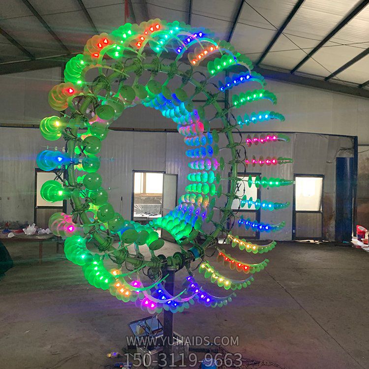 不锈钢彩绘户外公园照明景观摆件博鱼网页版