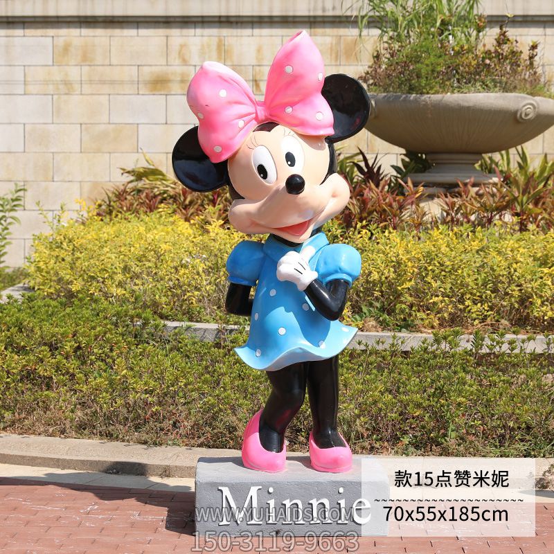 饭店门口一只点赞玻璃钢米老鼠博鱼网页版