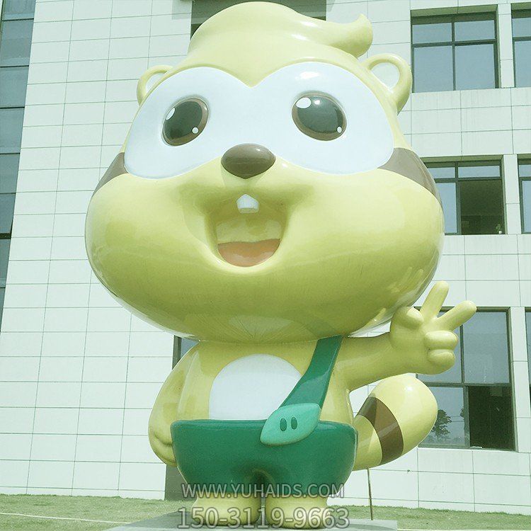 商场广场门口大型玻璃钢卡通松鼠博鱼网页版