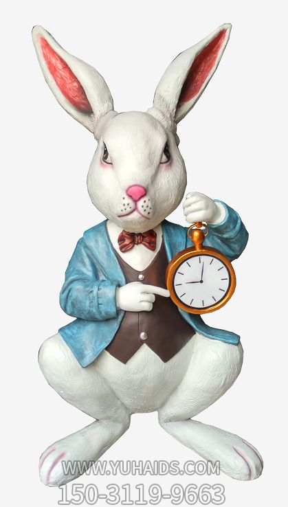 游乐园树脂彩绘兔子博鱼网页版