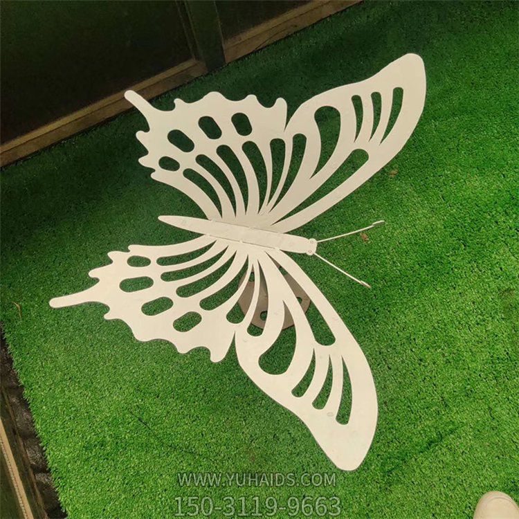 户外草坪不锈钢镂空户外园林金属蝴蝶博鱼网页版