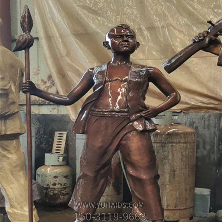 玻璃钢仿铜园林户外人物博鱼网页版