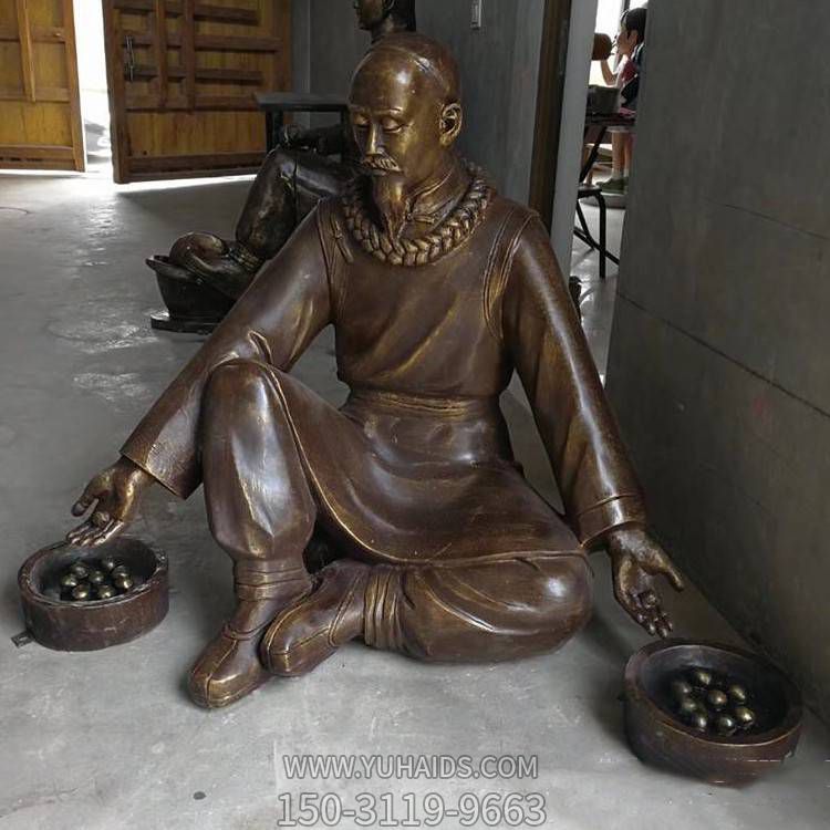 古代人物景观摆件 铜雕博鱼网页版