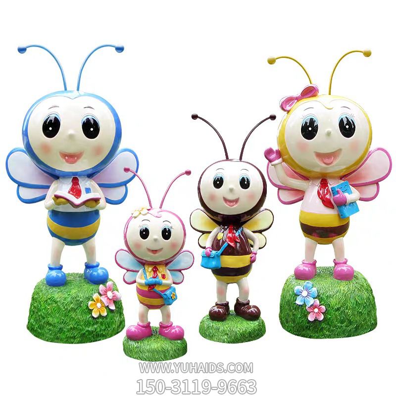 学校游乐园学习看书玻璃钢蜜蜂博鱼网页版