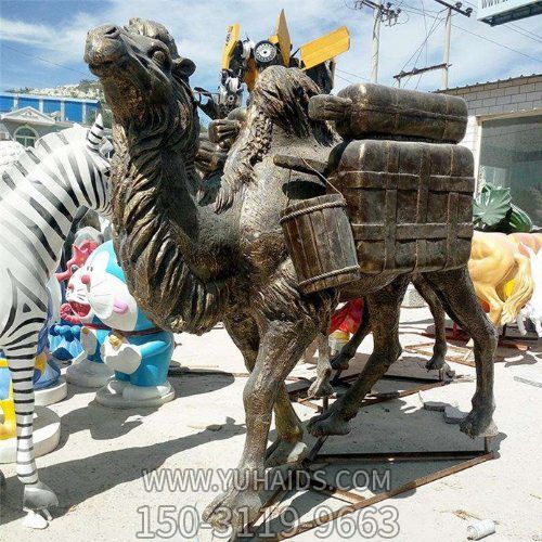 公园玻璃钢仿铜仿真动物博鱼网页版