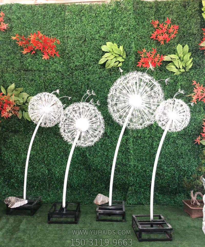 商场户外不锈钢镂空蒲公英博鱼网页版