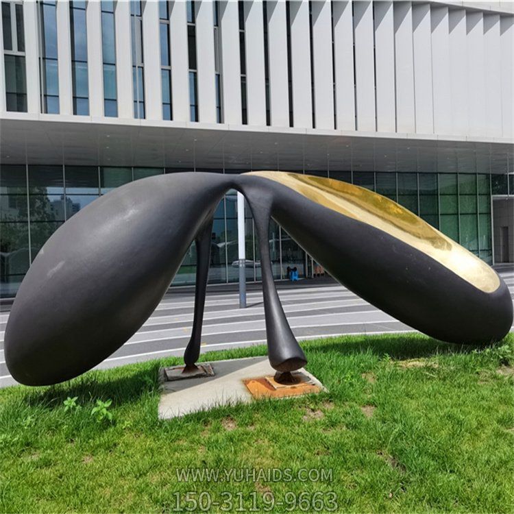 广场公司创意不锈钢抽象景观摆件博鱼网页版