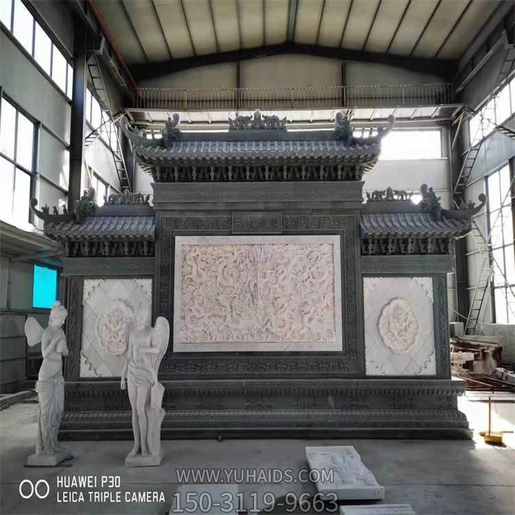 古宅门口大型中式浮雕影壁博鱼网页版