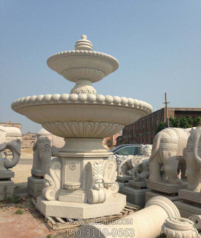 园林景观大型喷泉汉白玉石雕博鱼网页版