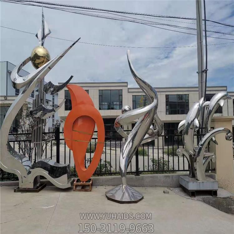 公园广场不锈钢抽象景观摆件博鱼网页版
