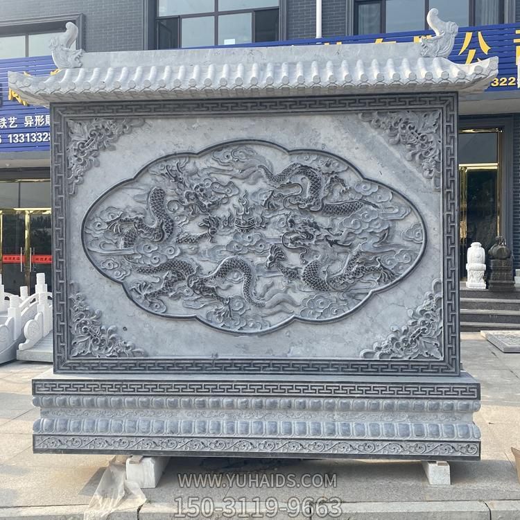 园林广场大理石石雕影壁博鱼网页版