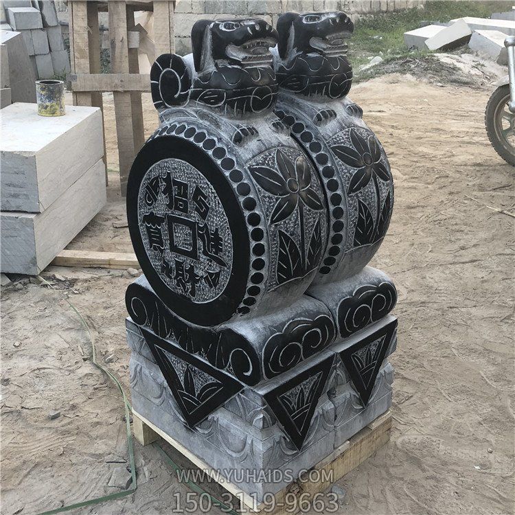 招财进宝青石石雕门墩博鱼网页版