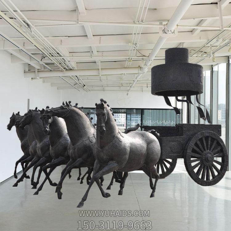 户外街道玻璃钢仿铜户外园林应该马车博鱼网页版