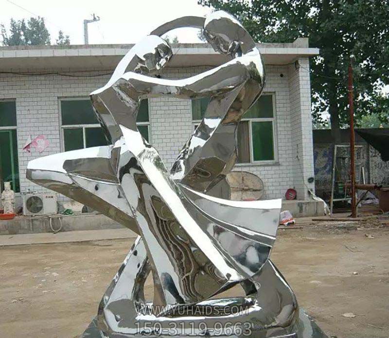 公园双人跳舞不锈钢镜面博鱼网页版