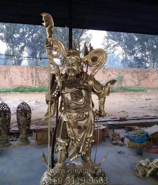 户外寺庙家居供奉武财神博鱼网页版摆件