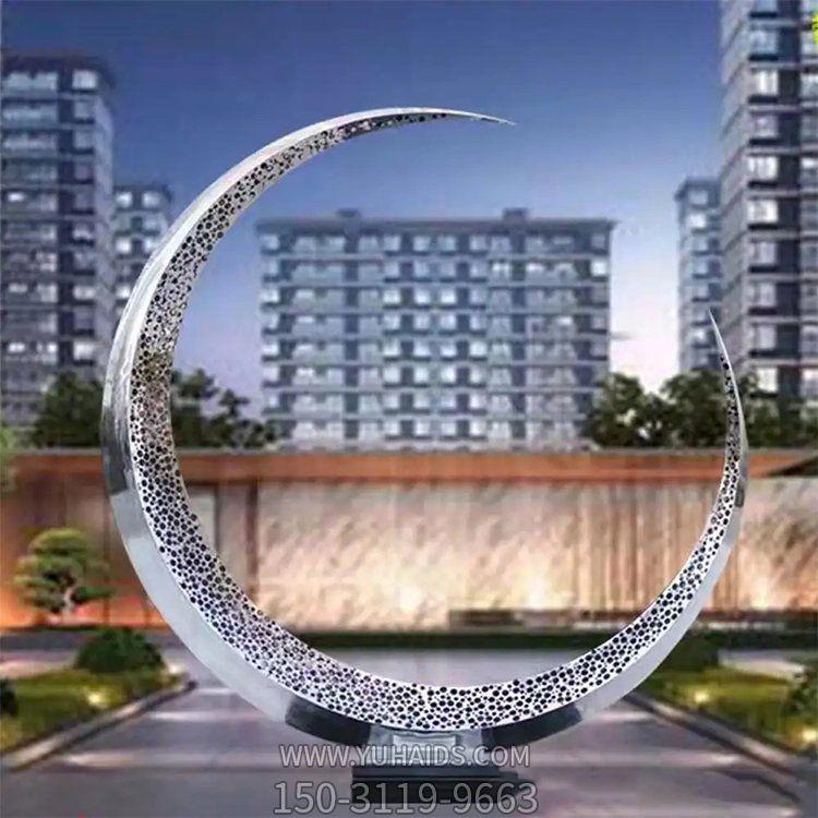 园林广场不锈钢镂空创意圆环博鱼网页版