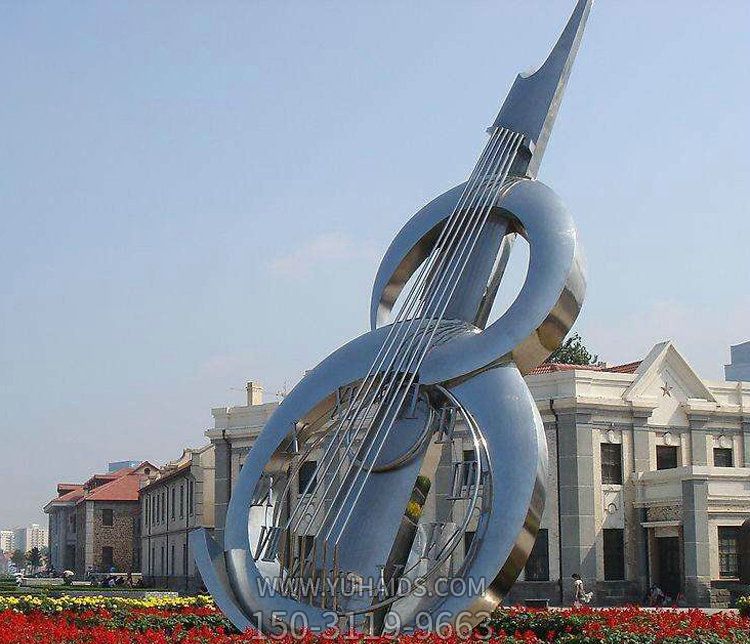 广场创意不锈钢镜面葫芦造型琴博鱼网页版